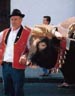 Romería in San Sebastián. Ossenwagens waren normaal vervoer,1999.
